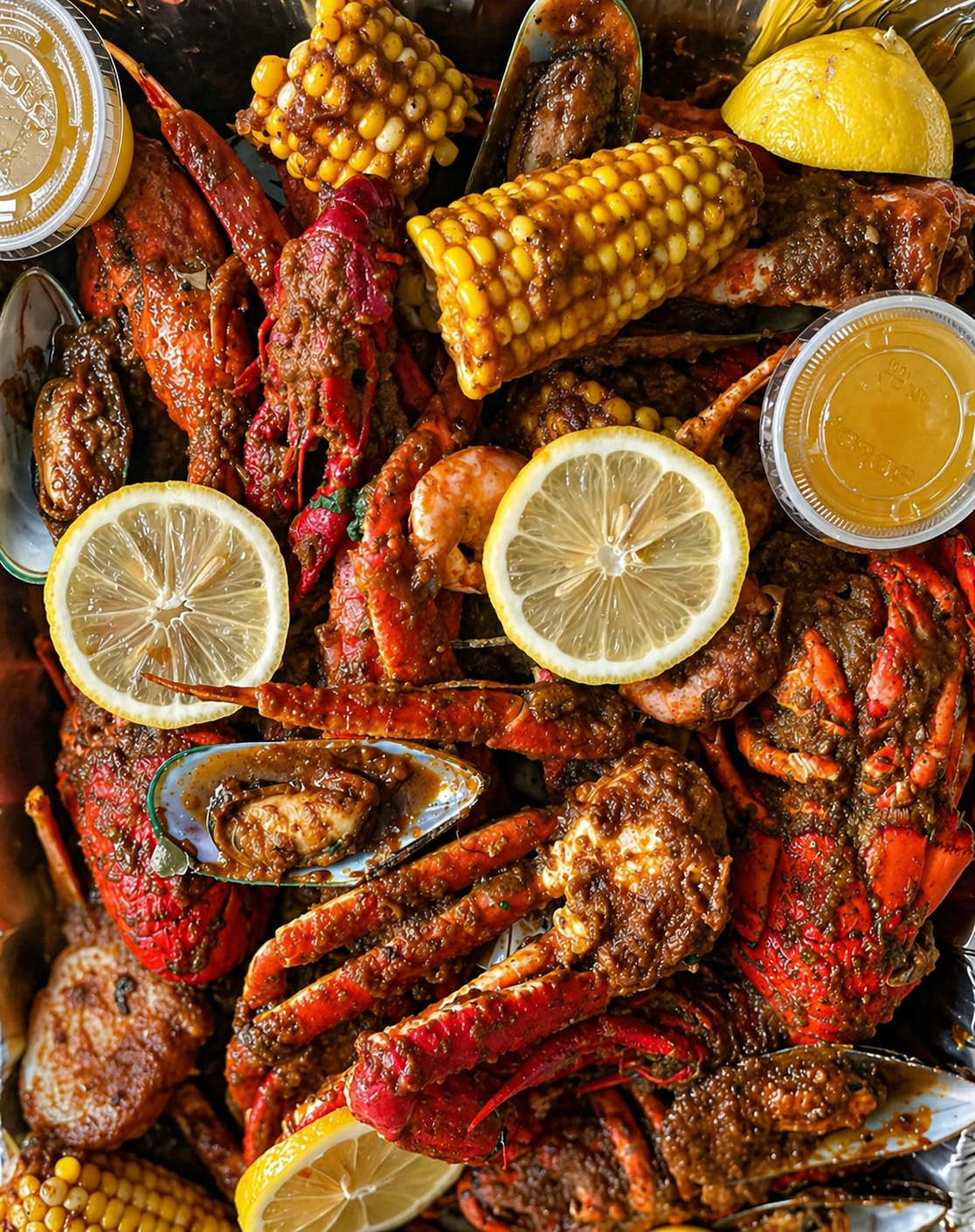 Ébullition de fruits de mer toutes options