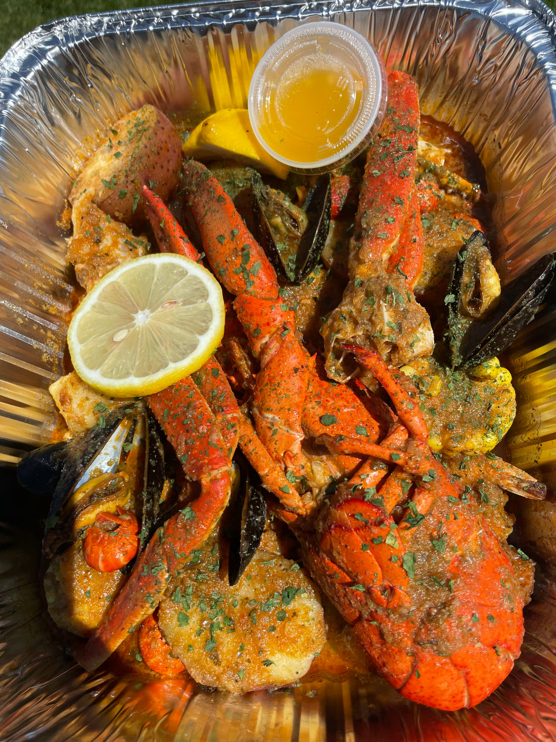 Full option seafood boil