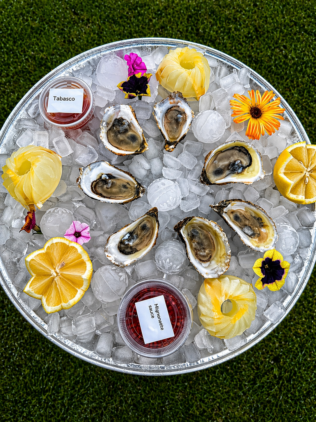 Oysters platters
