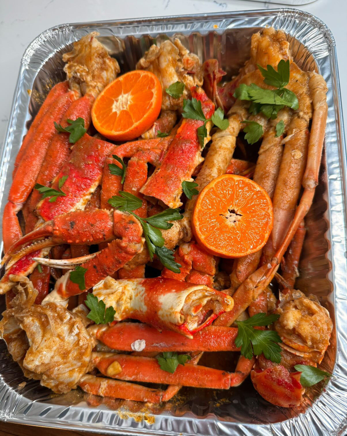 Easter king crab special