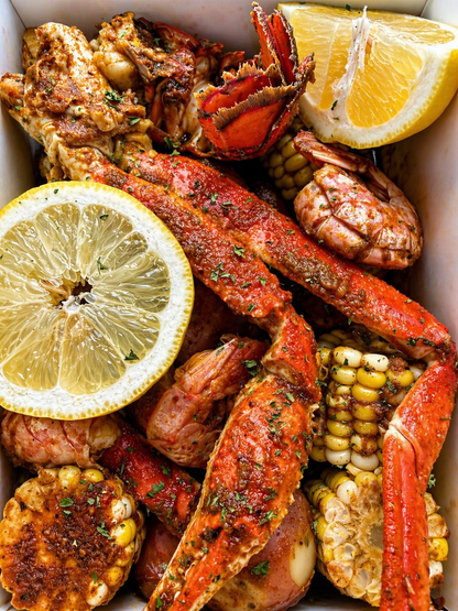 Classic seafood boil