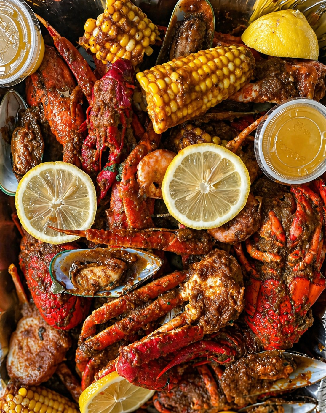 Full option seafood boil