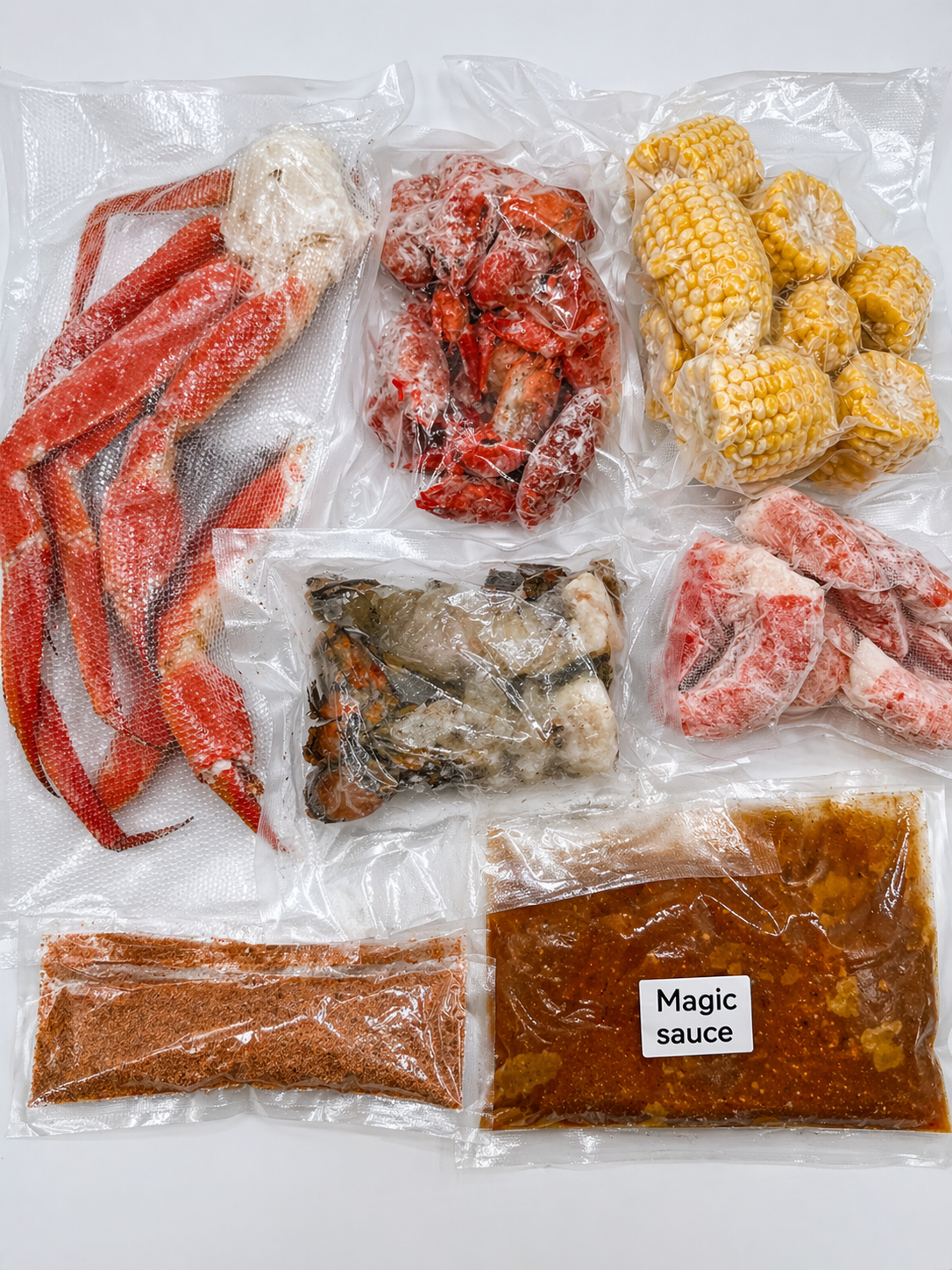 Frozen seafood boil kit