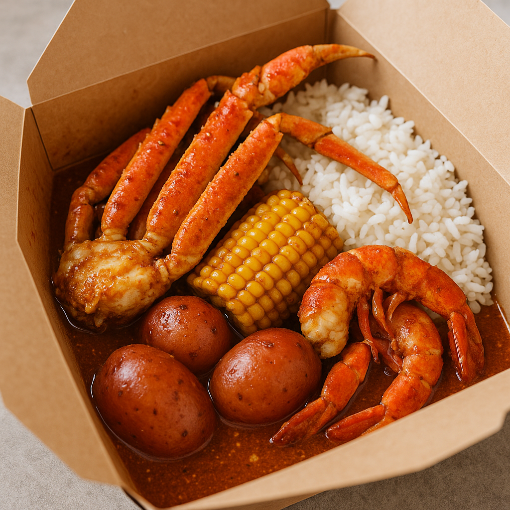 Solo seafood boil and chill special