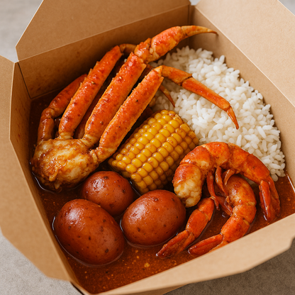Solo seafood boil and chill special