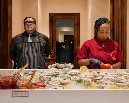 Mobile oyster cart