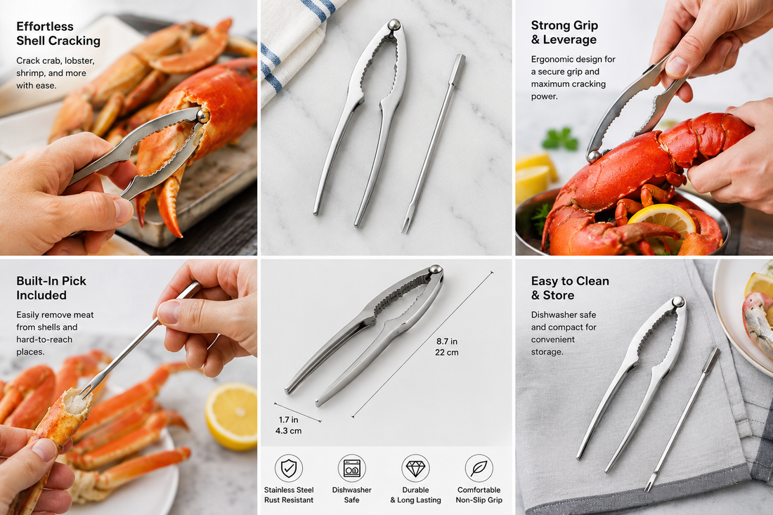 Seafood cracker tool set