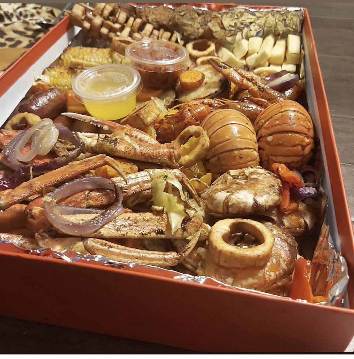 Oh so delicious seafood box